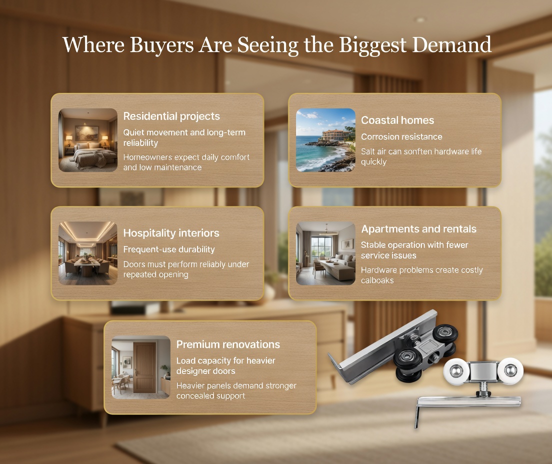 Cavity Sliding Door Rollers