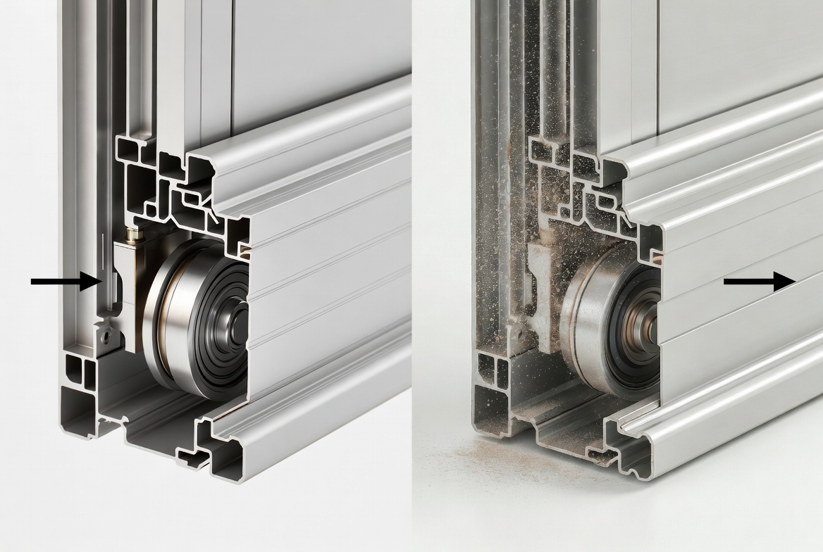 Roller & Track Cross Section