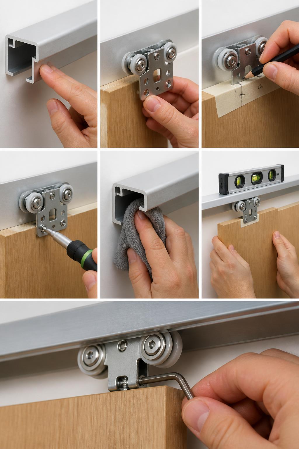7 Steps To Mount Sliding Door Rollers Without Track Damage