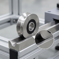 Grooved Profile Guide Roller