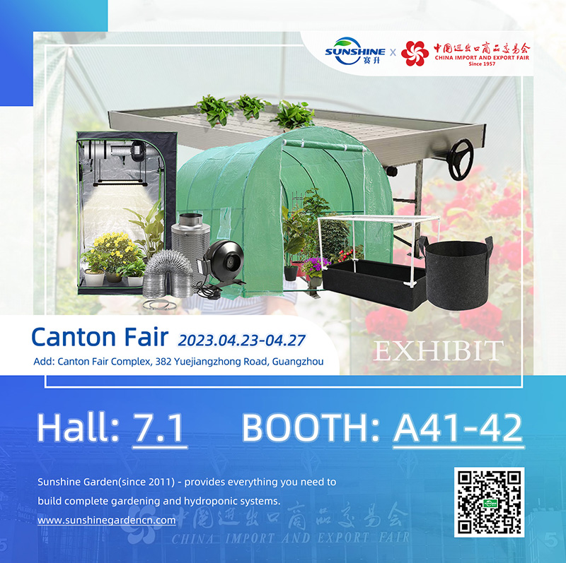 garden greenhouses, grow tents, grow bags, garden bags in canton fair